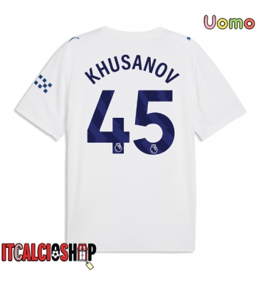 Manchester City Abdukodir Khusanov #45 Terza Maglia 2026-27 Manica Corta